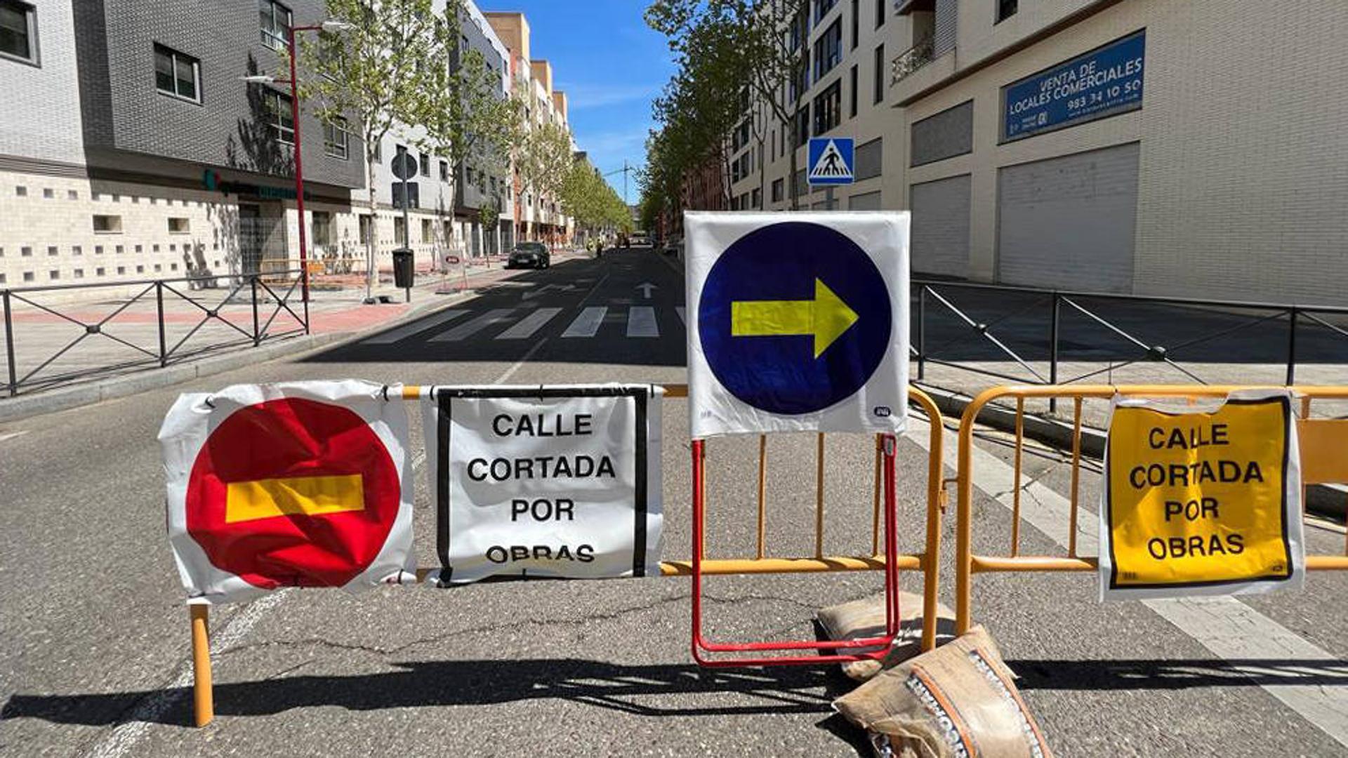 Tr Fico En Valladolid Dos Meses De Corte De Una Calle Principal De